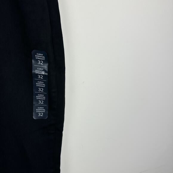 J.Crew Curvy Essential Straight Black Jean All Day Stretch Womens US 32 NWT - Picture 8 of 14